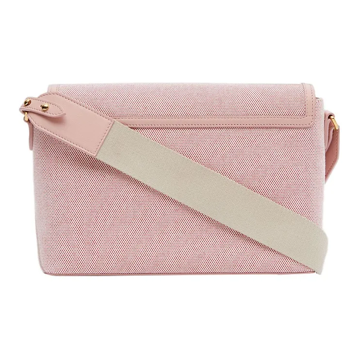 Burberry HorseferryNote Leather Messenger Bag Shoulder Bag Crossbody Bag Regular Women's Bright Red/Dark Pink-3