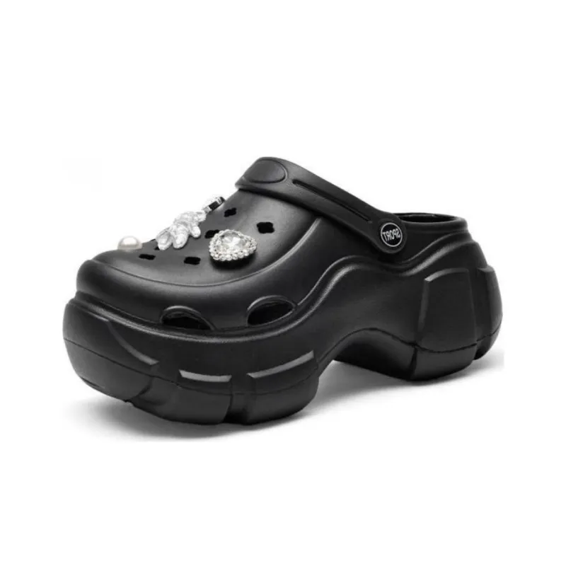 TOOMANYSHOES Light Balloon Clogs 5.5cm Women's-18