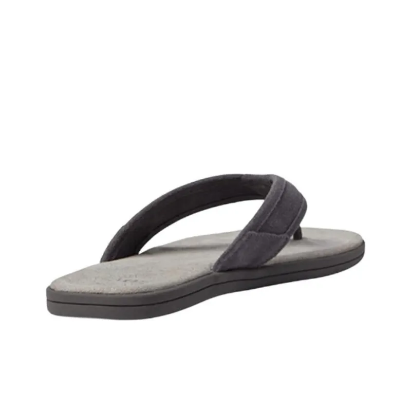 UGG Seaside Suede Flip Flop 'Dark Grey'-3