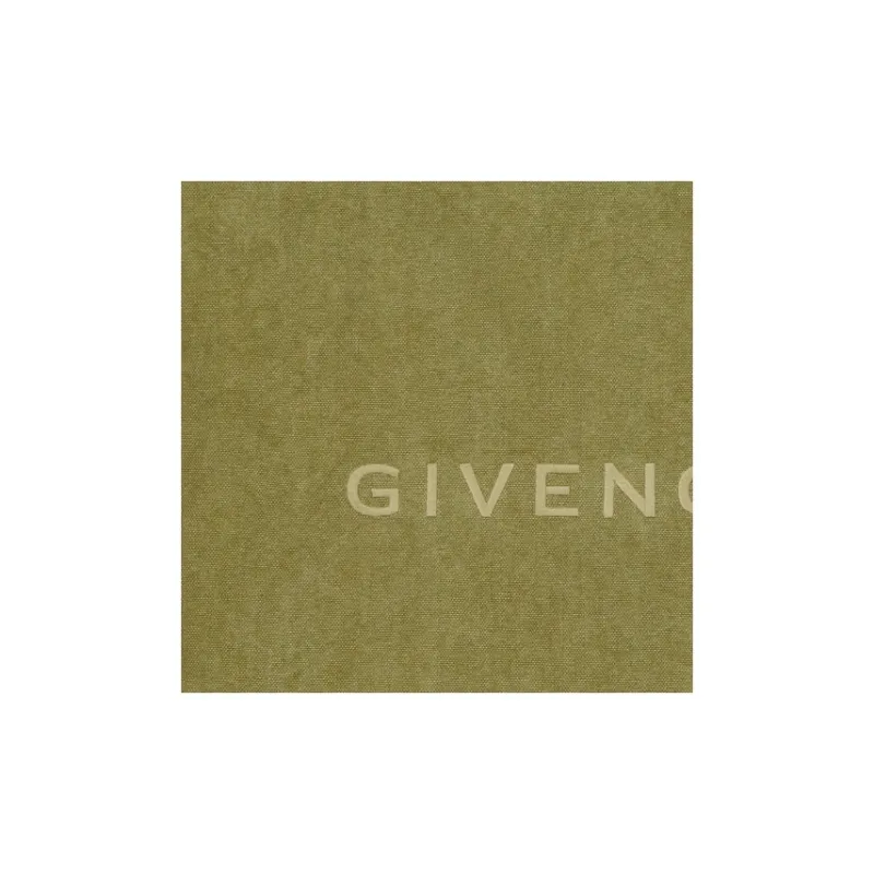 Givenchy Washed Cotton Canvas Tote Bag Shopping Bag Handbag Men's Khaki-4