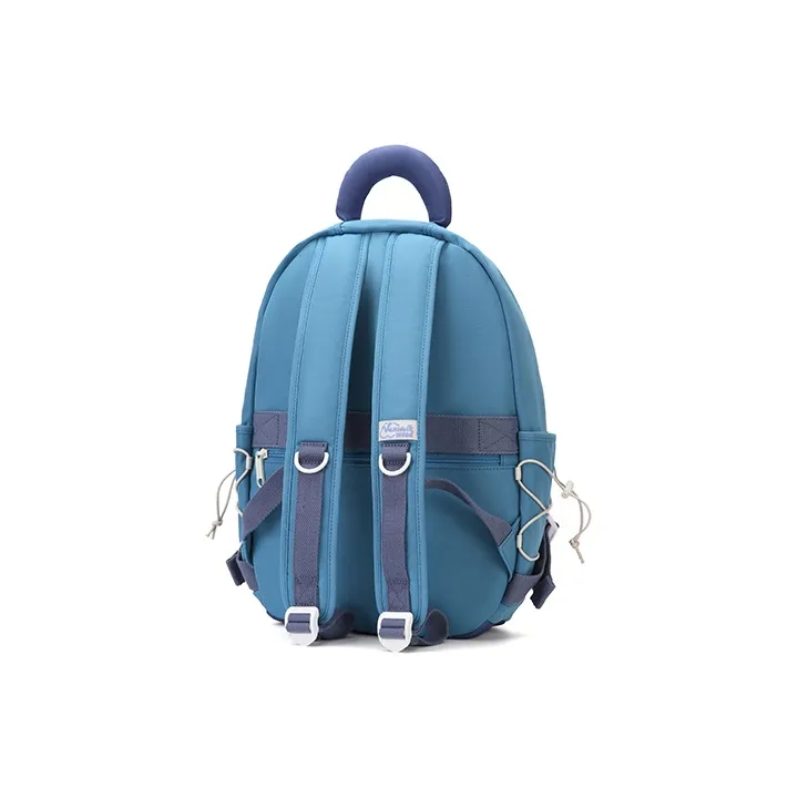 VANWALK Polyester Backpack Regular Unisex Yellow/Blue/White/Purple-15