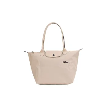 LONGCHAMP Le Pliage Club Canvas Bag, Tote Bag, Shopping Bag, Dumpling Bag, Handbag, Shoulder Bag Women's Camellia White