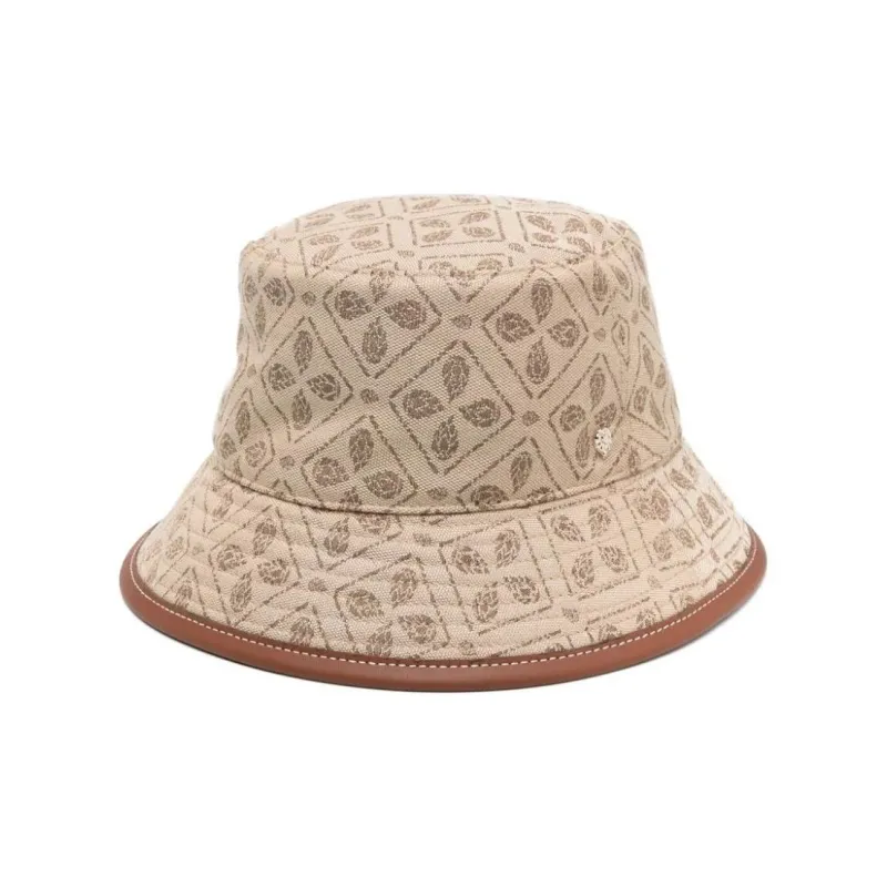 Helen Kaminski Nova Pattern-Jacquard Pull-On Bucket Hat-1