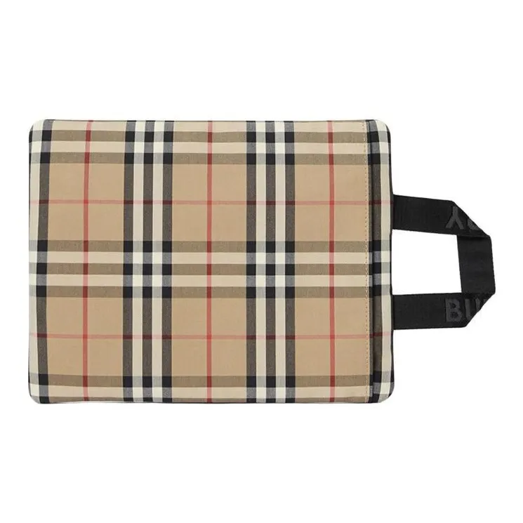 Burberry Cotton Portable Clutch Men's Classic Color-3