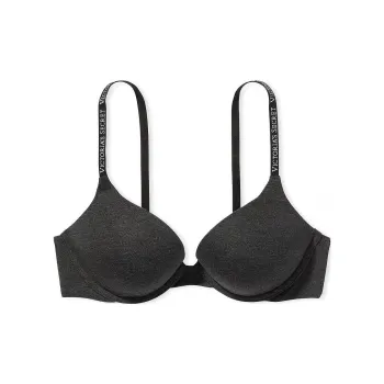 Victoria's Secret THE T-SHIRT Bombshell Add-2-Cups Push-Up Bra/C H G Bra Women's Black