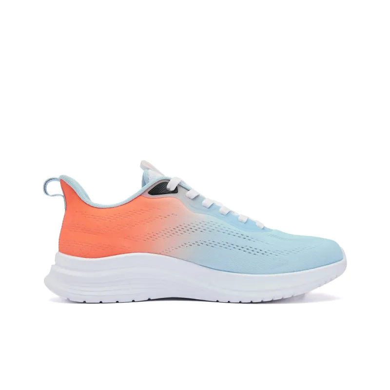 QIAODAN Shock Absorbers With Slip Resistant And Abrasion Resistant Properties Low Top Running Shoes Men's Sky Blue-1