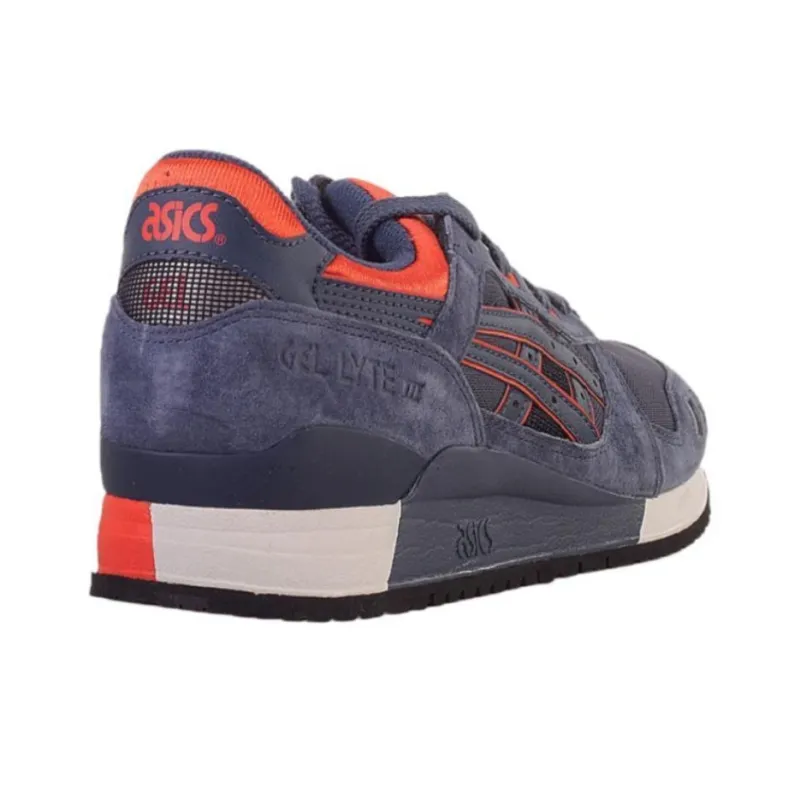 Asics Mens Asics Gel Lyte Iii Navy Orange Athletic Shoes Asics Gel