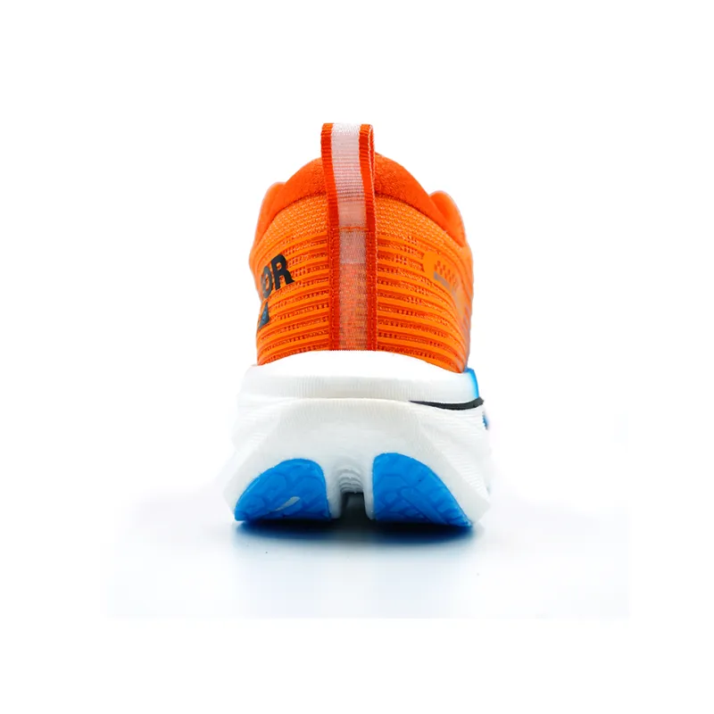 Dumb Cards Cushioning Anti Slip And Wear Resistant Lightweight Rebound Low Top Running Shoes Unisex Flame Orange-4
