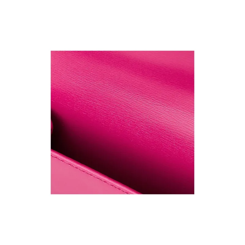 GIORGIO ARMANI Bobbaine Leather Wallet Mini Women's Fuchsia-3