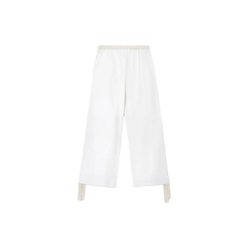 JIL SANDER SS24 Casual Pants Women's White-1