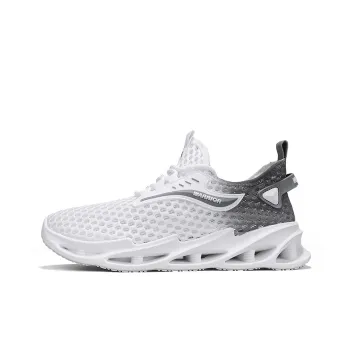 WARRIOR Running Shoes Men Low Top Gray