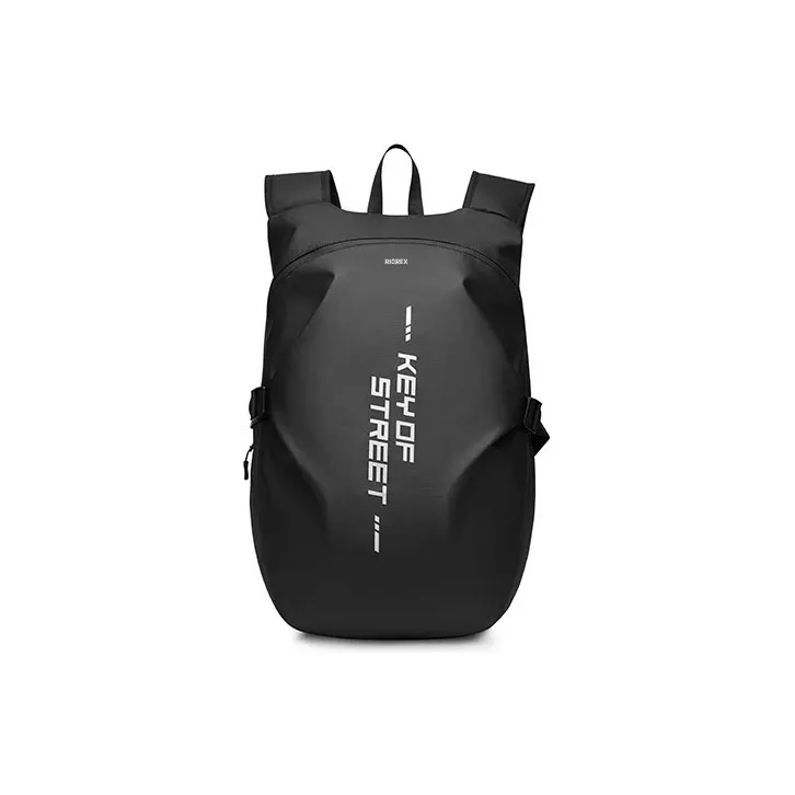 RIOREX Fabric Backpack Regular Unisex Black-2
