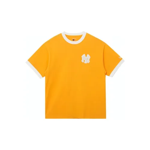 New Era T-Shirts Unisex Mango Yellow