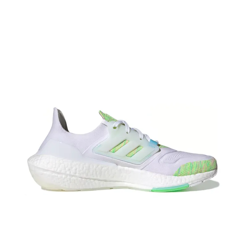 Adidas Ultra Boost 22 White Bliss Blue Solar Green-1