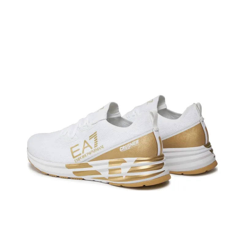 EMPORIO ARMANI EA7 Low Top Casual Shoes Men's White-4