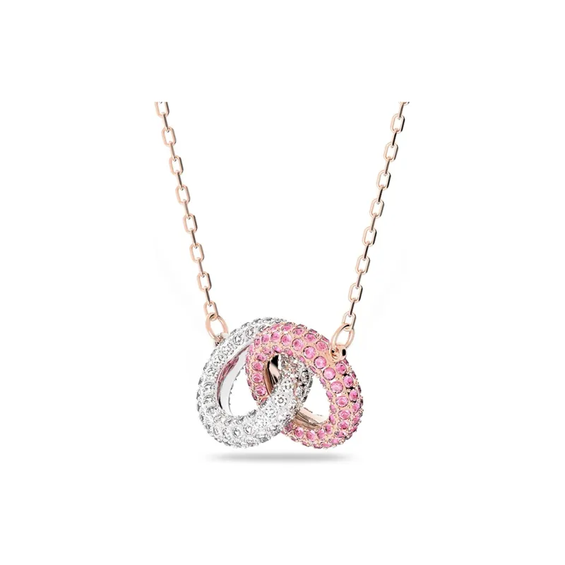 Swarovski Dextera Necklaces Women's Pink-1