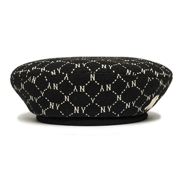 MLB Monogram Diamond Wool Beret-1