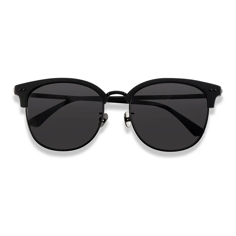 APRIL Plate Frame Titanium Round Sunglasses Unisex-7