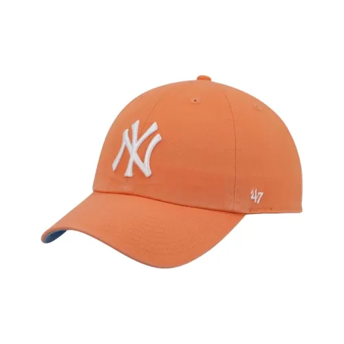 MLB Cotton Baseball Caps Unisex Orange