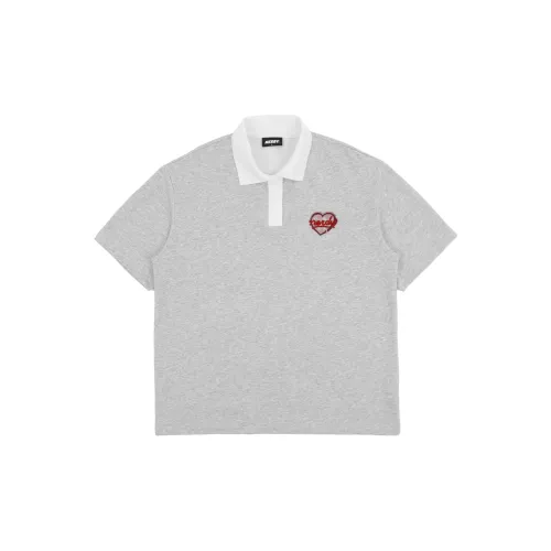 Nerdy Polo Shirts Unisex Heather Gray