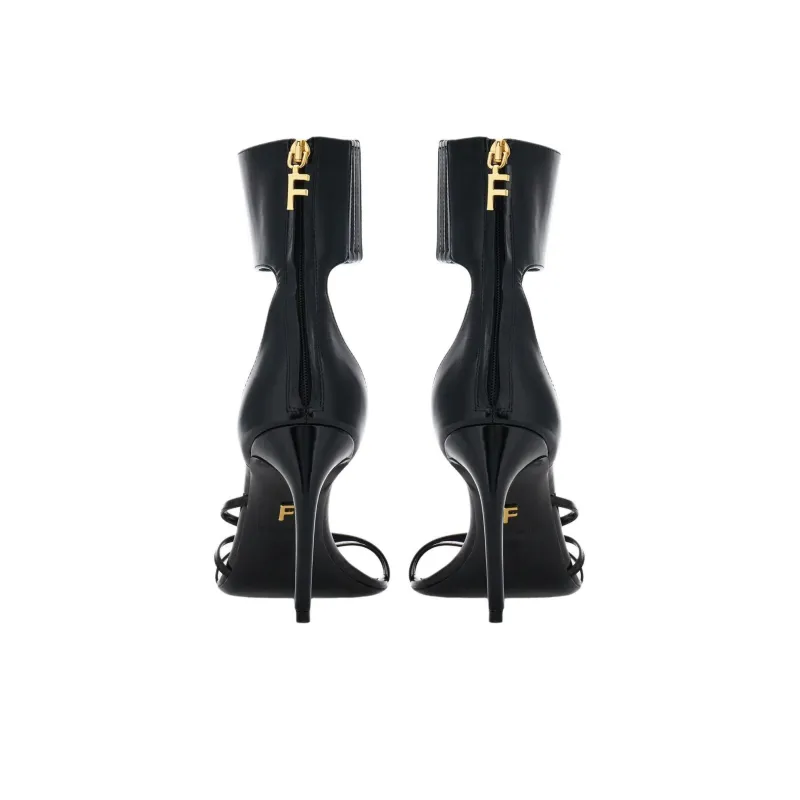 FERRAGAMO Curved-heel Sandals-4