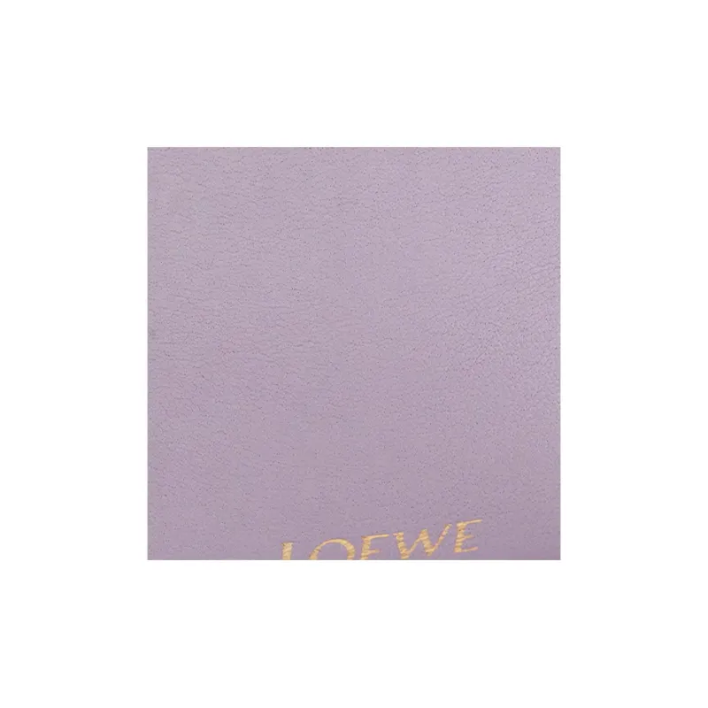 LOEWE Flamenco Nappa Sheepskin One Shoulder Crossbody Clutch Mini Women's Light Purple-7