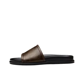 Brounvanm Slide Slippers Men Black/Brown