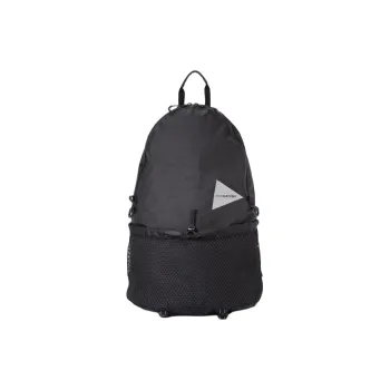 And Wander Recycled Polyester Hiking Bag Backpack Unisex Black