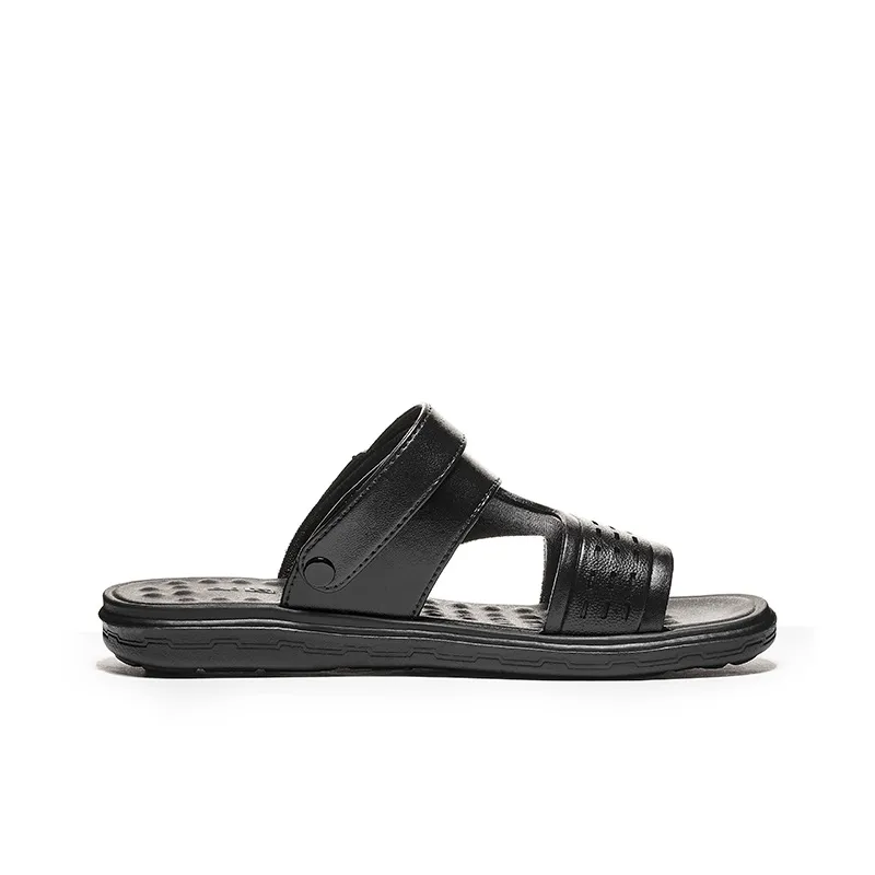 WARRIOR Beach Sandals Men Black-2
