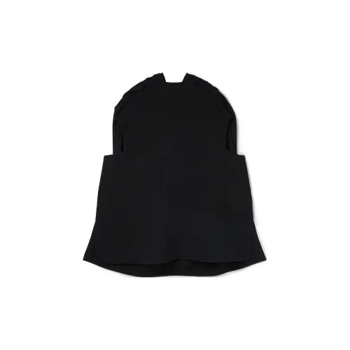 JIL SANDER Cape-sleeve Wool Mini Dress