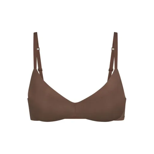 SKIMS WIRELESS FORM PUSH-UP PLUNGE BRA Bra Women's 1 Pack OXIDE/Oxide Color