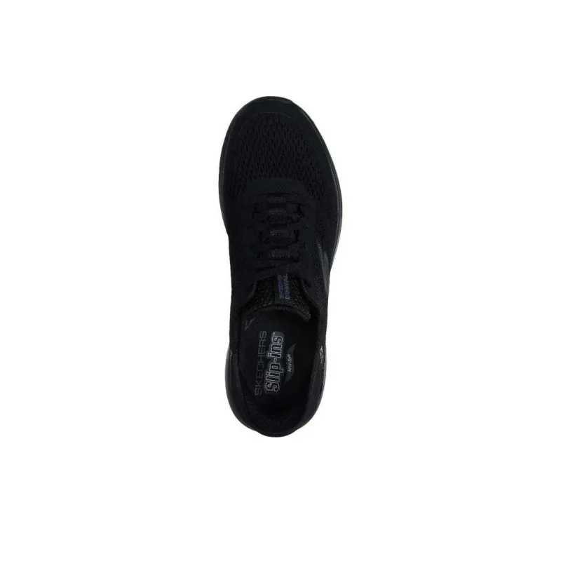 Skechers Go Walk Arch Fit Hands Free Slip Ins Cushioning Wear Resistant Low Top Casual Shoes Men's Black-4