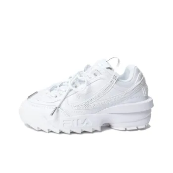 FILA Disruptor II EXP Wear-Resistant Low-Top Casual Shoes Women's White