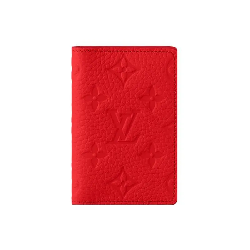 LOUIS VUITTON Pocket Organizer Taurillon Colormania Red-0
