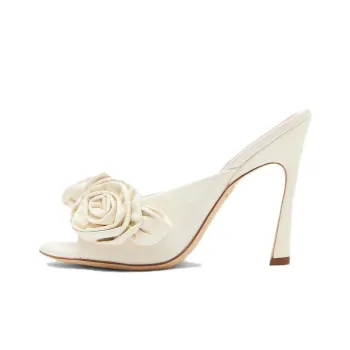 Blumarine Slide Slippers Women's White