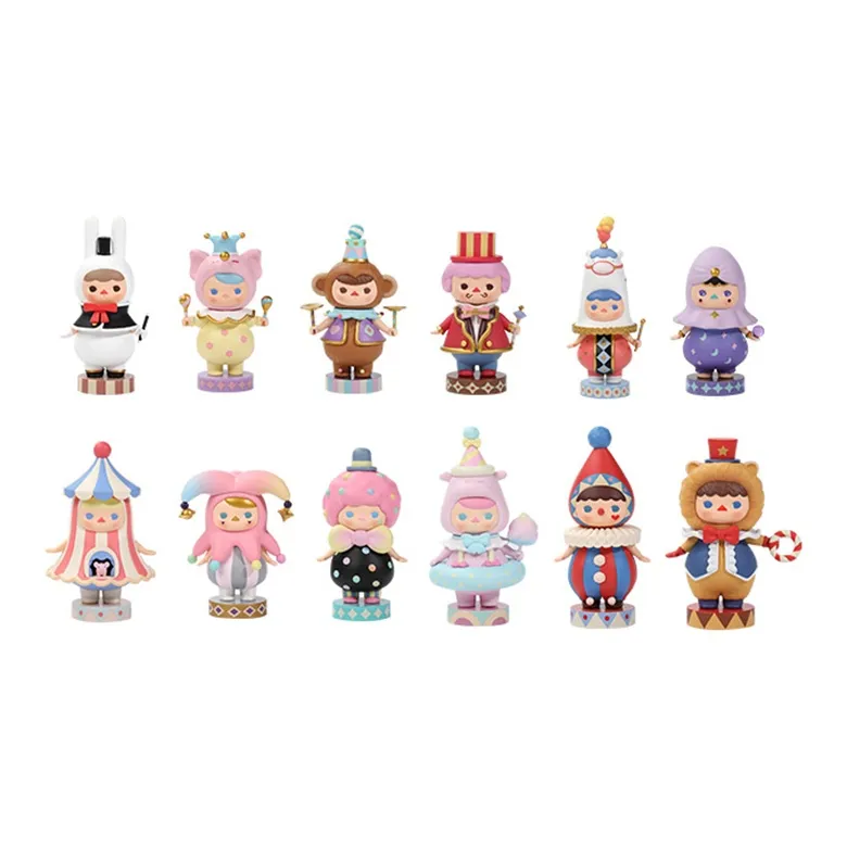 POP MART Beech Pucky Circus Collection Blind Box Products Single Mystery Box/Full Box 12 Pcs-1