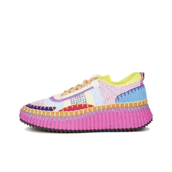 Chloe Nama Low Top Sports Casual Shoes Women's Red Purple