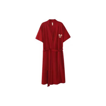 GOSO Bath Robes Men's Red Shades
