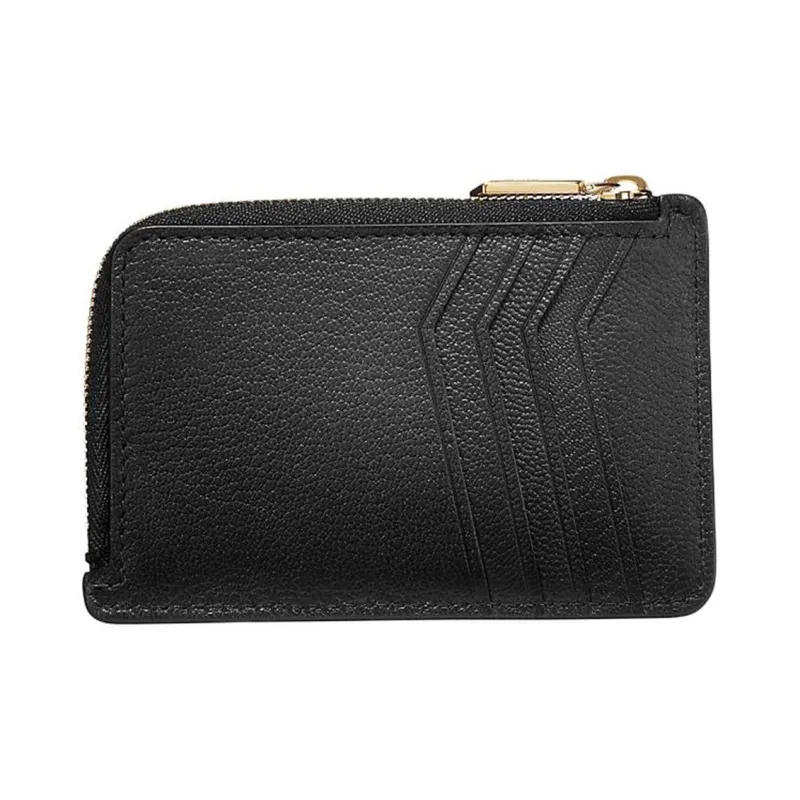 TIFFANY & CO. Tiffany T Goatskin Card Holder Women's Black-2