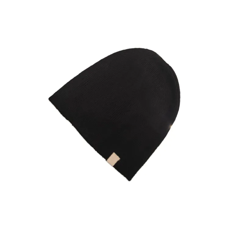 JIL SANDER Wool Beanies Unisex Black-1