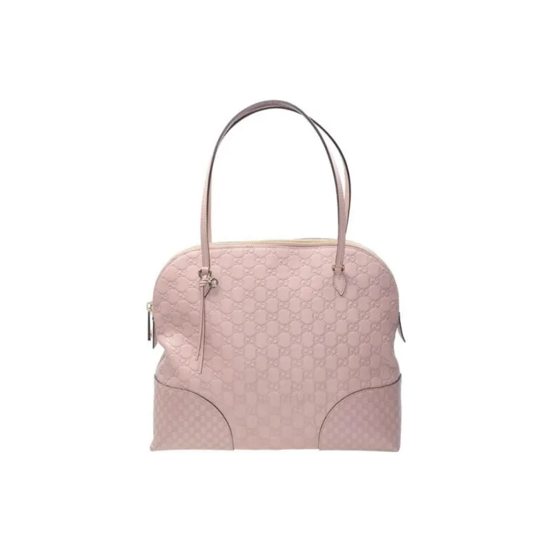 GUCCI Cow Leather Shoulder Bag Crossbody Bag Women's Pink-0