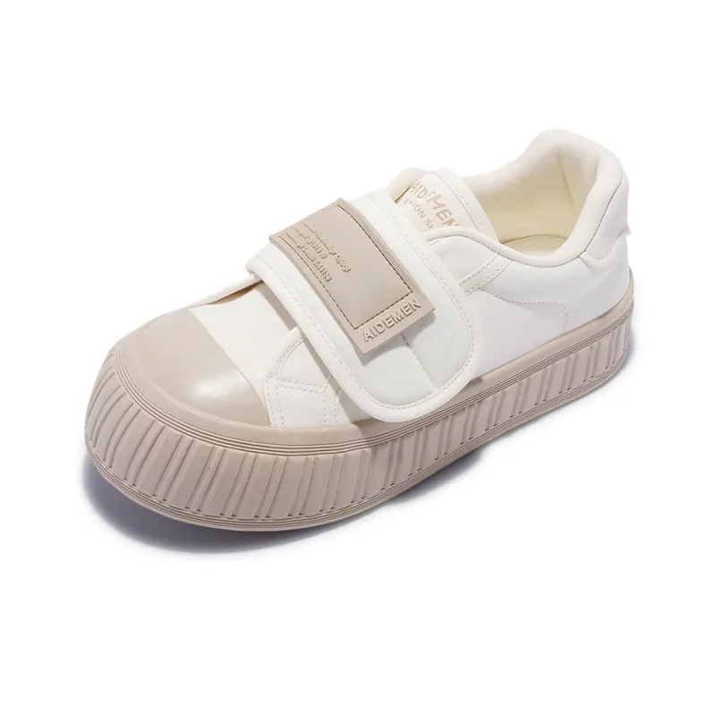 SNXR Anti-Slip And Wear-Resistant Lightweight Height Increasing Cushioning Low-Top Canvas Shoes Women's-9