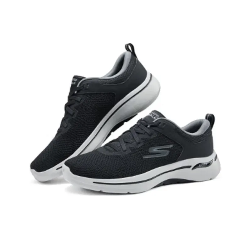 Skechers Go Walk Arch Fit Durable Breathable Low Top Casual Shoes Men's Black-2