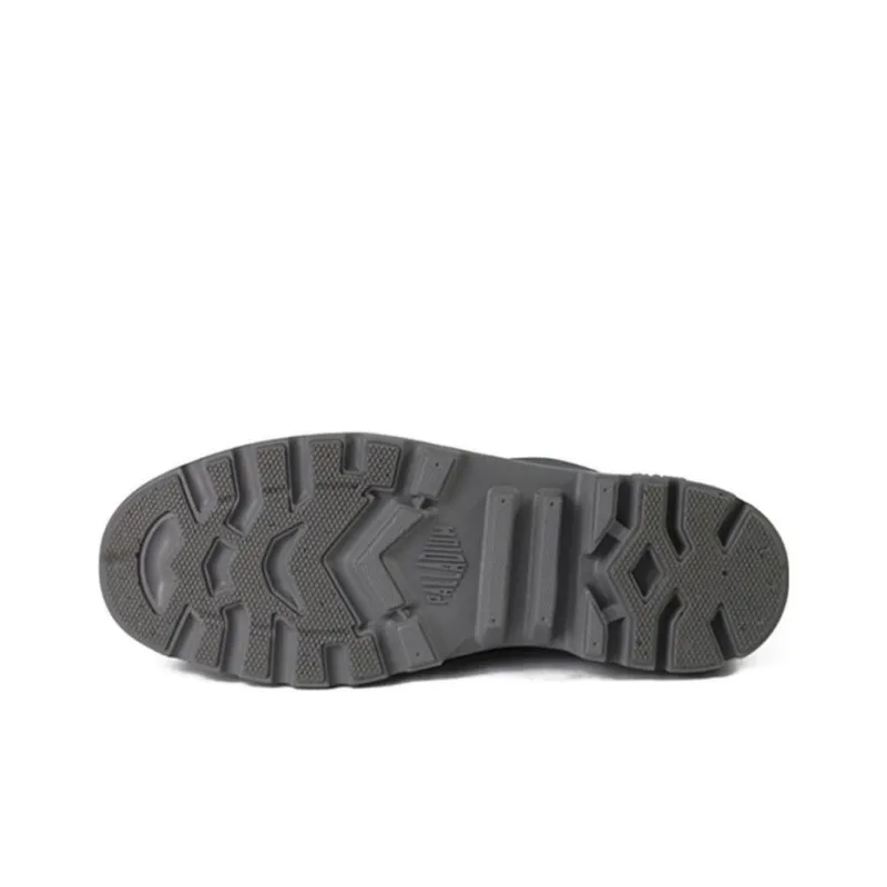 Palladium Pampa OX Lite+ Rcycl Wp+ Wear-Resistant Water-Resistant Slip-Resistant Low-Top Canvas Shoes Unisex Dark Gray-4