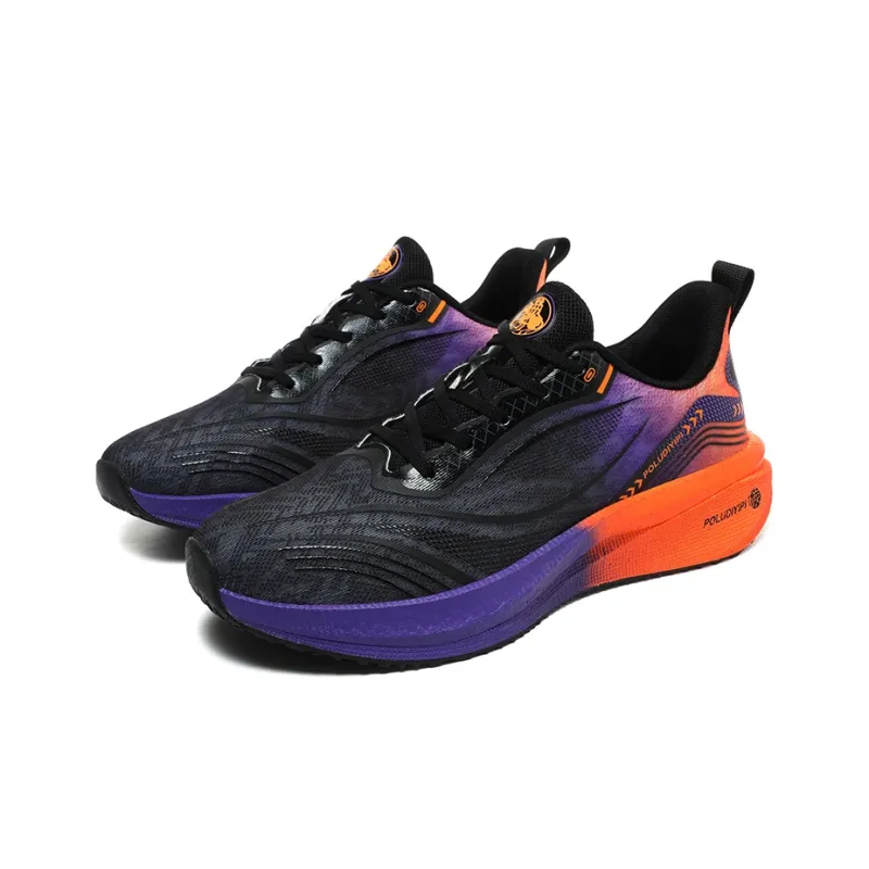 POLUDIYIPI Blaze S3 PRO Running Shoes Unisex Low Top Black Purple/Jasmine Tea Green/Light Pink-1