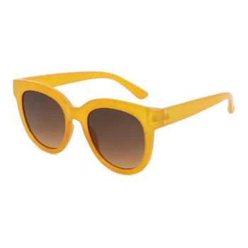 Pair Ponyo PC Oval Sunglasses Unisex Orange