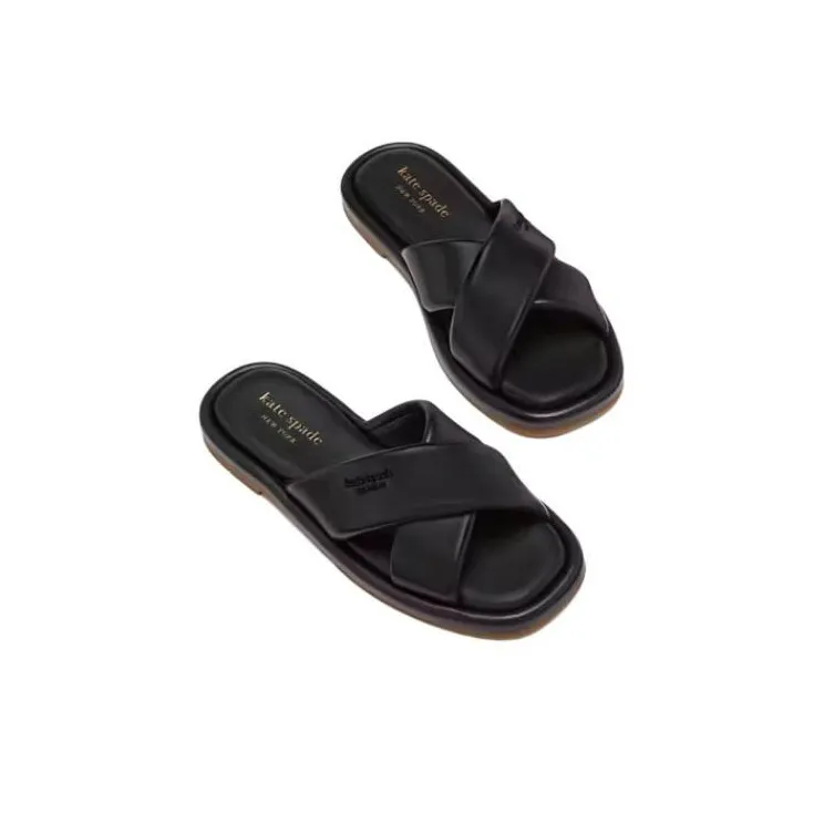 Kate Spade Slide Slippers Women's Black-5