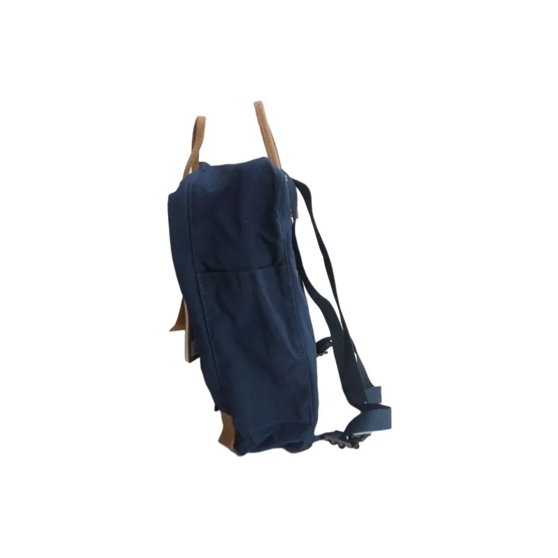 Fjallraven Kanken Cotton Backpack Double-Shoulder Backpack Regular Unisex Marine Blue-3