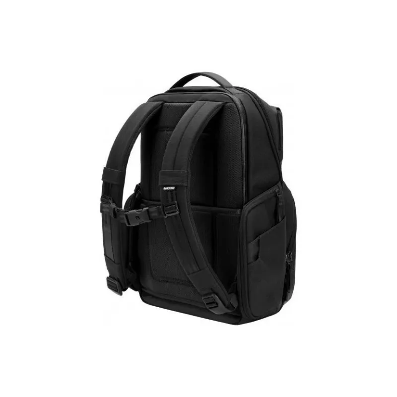 INCASE Recycled Polyester Backpack Unisex Black-6