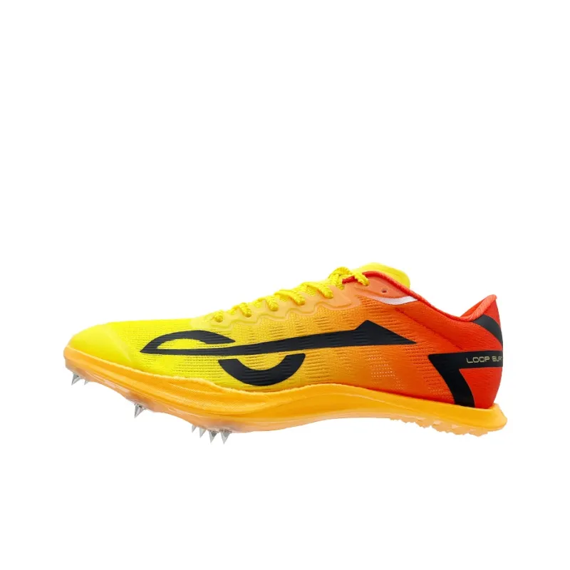 LOOP BURN Low-Top Running Shoes Unisex Fiery Phoenix Orange-1